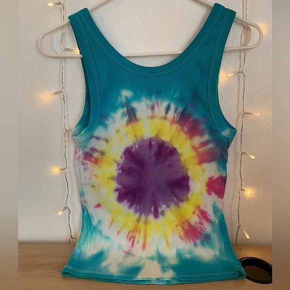 🆓☀️ Wild Fable Womens Tie Dye Tank Size Medium - Picture 3 of 7